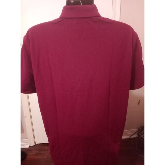 New St. John's Bay Mens Shirt XL Red Short Sleeve Polo New with Tags Legacy Polo - Picture 7 of 11